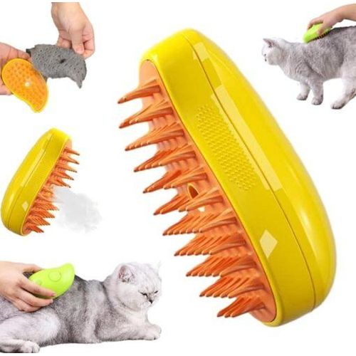 Brosse à Vapeur Massante & Démêlante pour Cheveux