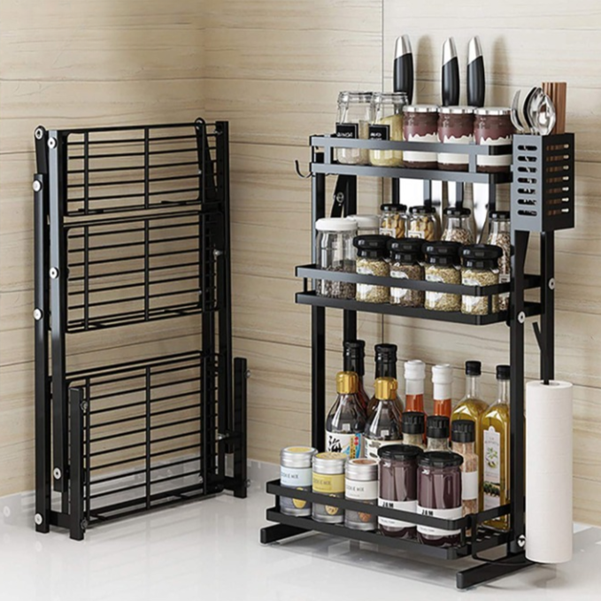 X10 - Rangement Élégant inoxydable pliable
