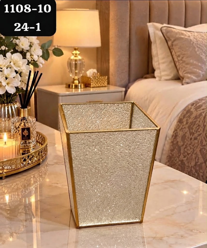 Corbeille à Papier Décorative / Pot de Rangement Luxueux