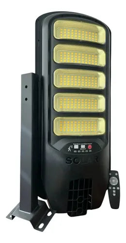 Projecteur / Lampadaire Solaire LED d'Extérieur avec Détecteur & Télécommande