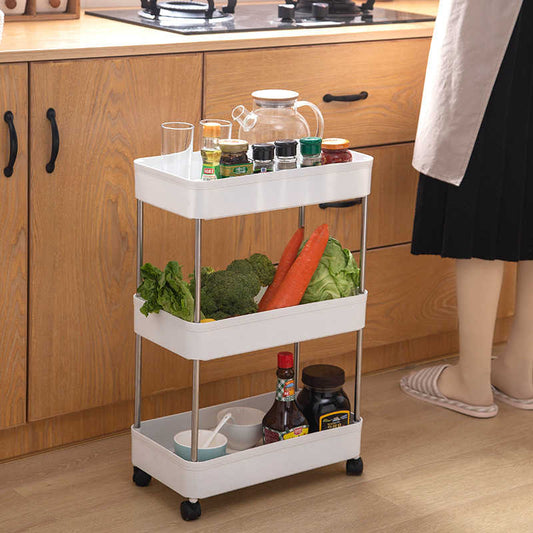 Panier de rangement à roulettes pour les espaces étroits - X10 Maroc - Livraison gratuite -
