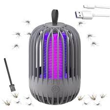 Lampe Anti-Moustiques Électrique UV Rechargeable USB