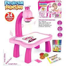 Table Projecteur de Dessin Lumineux pour Enfants avec Feutres