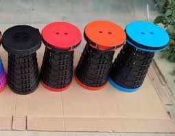 Tabouret Pliable Télescopique Portable Ajustable