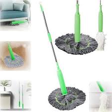 Balai Serpillère Auto-Essorant Rotatif à Microfibre