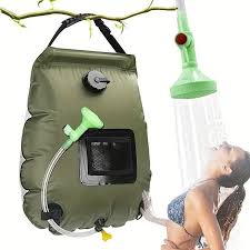Douche Solaire Portable de Camping suspendue avec Pommeau de Douche
