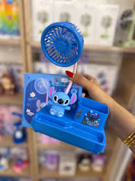 Mini Ventilateur de Bureau & Veilleuse LED Stitch 3-en-1