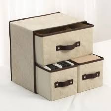 Organiseur de Rangement à Tiroirs en Tissu Pliable