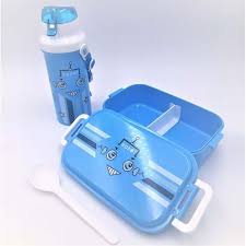 Set Boîte à Déjeuner (Lunch Box) et Gourde Réutilisable pour Enfant