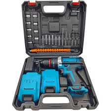 Perceuse-Visseuse Sans Fil Ultra-Puissante avec Coffret d'Accessoires