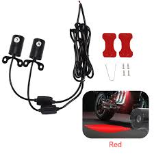 Kit Projecteurs LED Moto Effet "Ailes d'Ange" avec Accessoires de Montage
