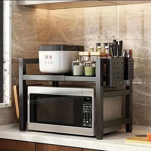Support Étagère Extensible pour Micro-ondes & Cuisine